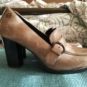 Born Oxford Stacked Heels